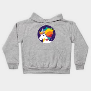 Queerheart the Unicorn Kids Hoodie